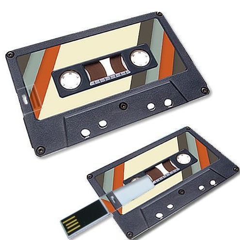 Micro-cassette USB stick