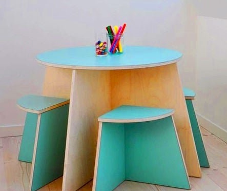 We make children's furniture from recycled materials