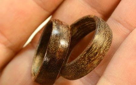 Výroba drevených prsteňov